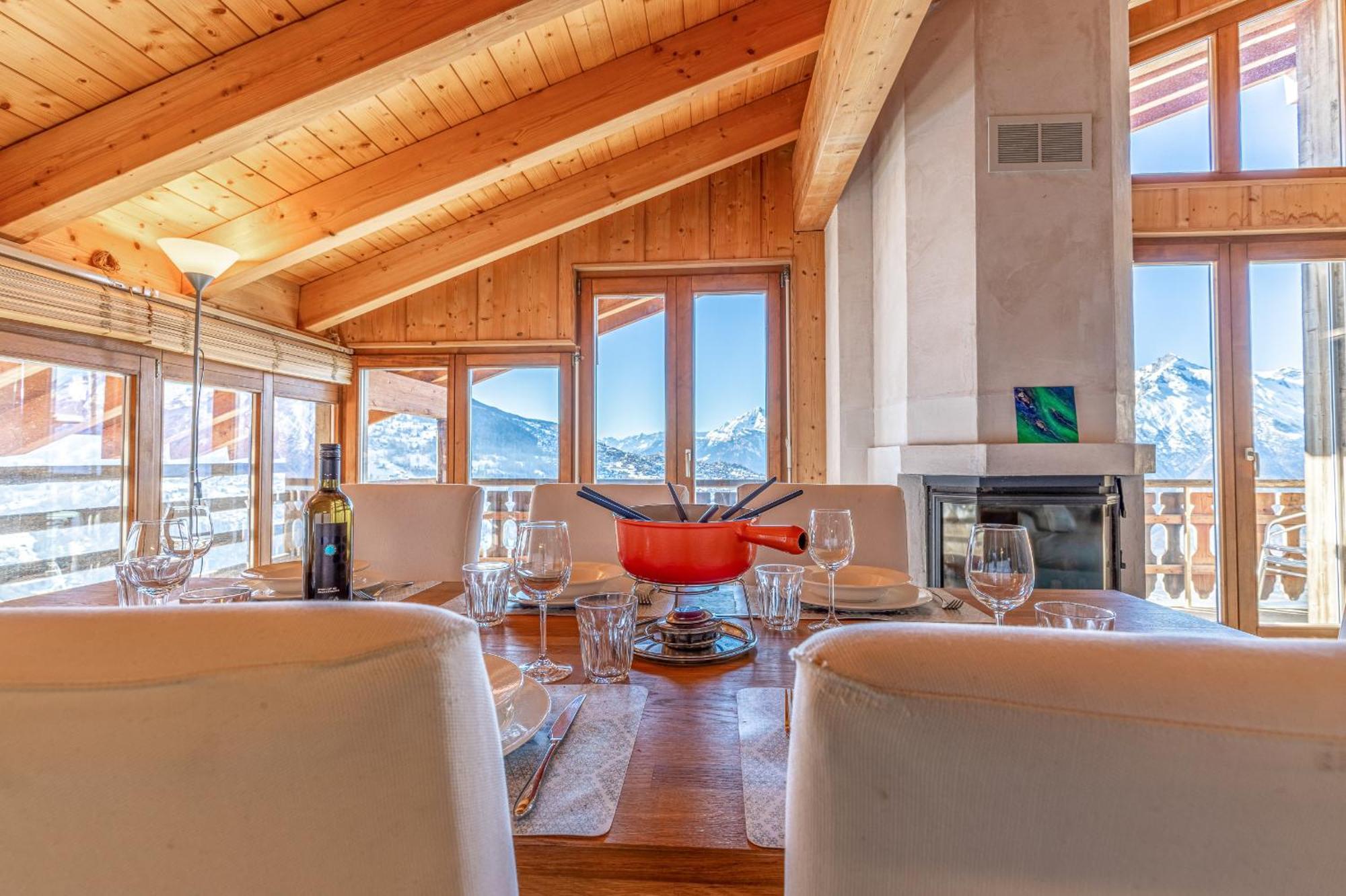 Balcons Du Soleil Sunny & Mountain Apartments By Alpvision Residences Veysonnaz Kültér fotó