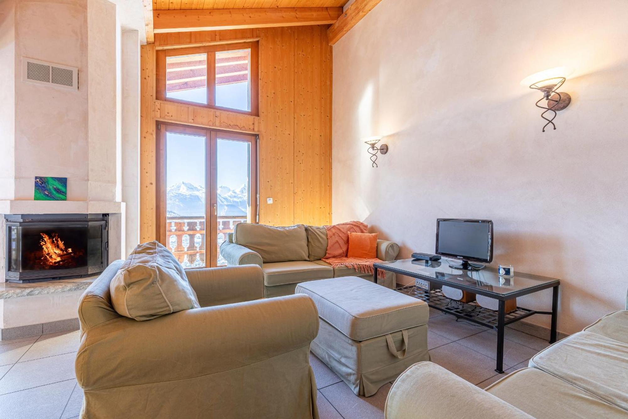 Balcons Du Soleil Sunny & Mountain Apartments By Alpvision Residences Veysonnaz Kültér fotó